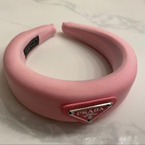 prada headband pink